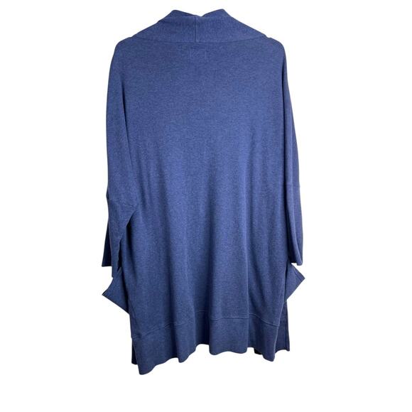 Pact - Women's Airplane Cardigan 100% Organic Cotton Open Front in Indigo Sz S/M - Picture 5 of 8